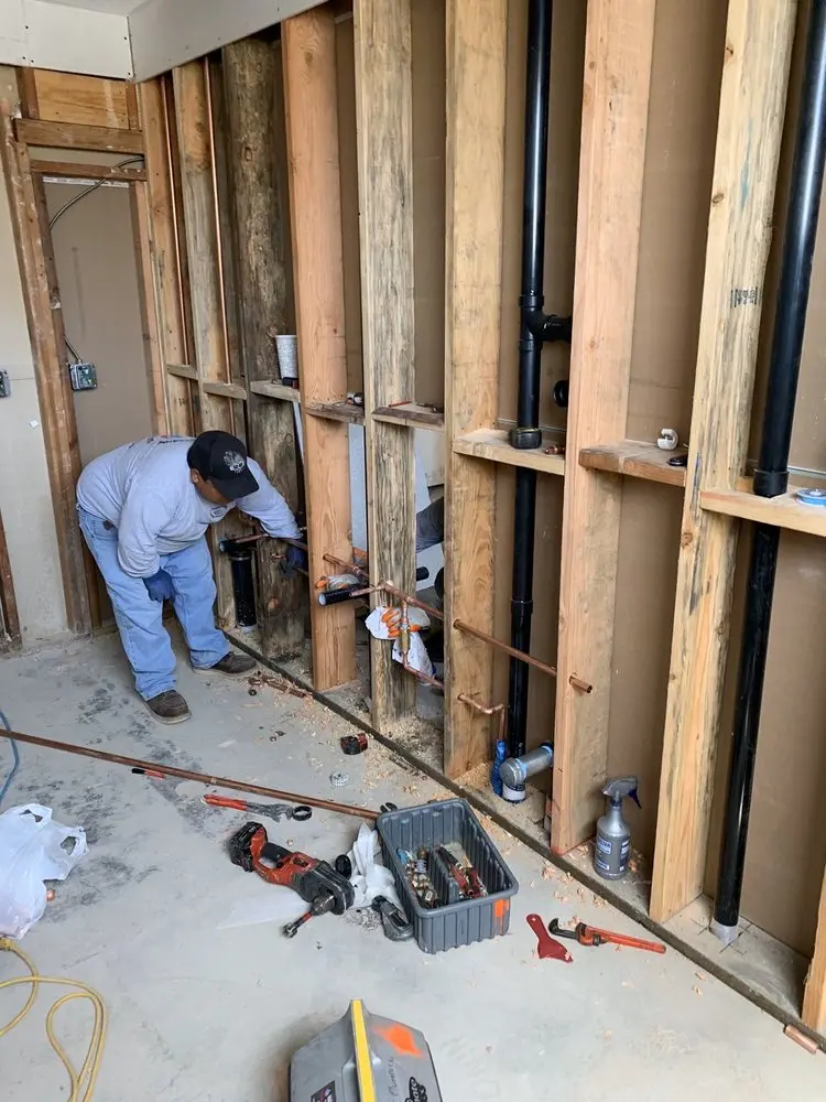 Commercial rough-in plumbing for Water Heater Replacement in North Claremont